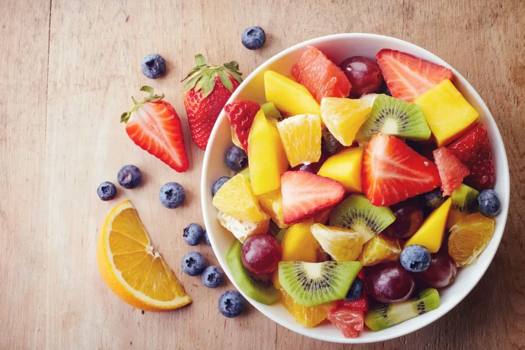 Fresh fruits are important for a healthy brain.